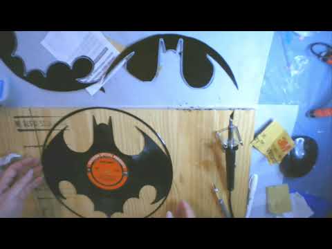 How to Cut Vinyl Records into Art using a HOT Knife - Part 1