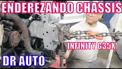 Bent chassis - Infiniti G35x total loss COPART - Part 2