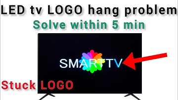 led tv logo hang problem / smart tv logo stuck