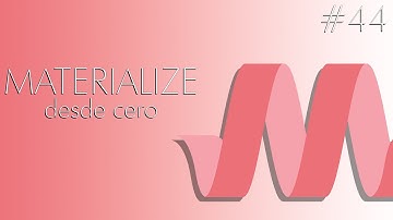 Materialize desde cero | Selects | Parte #44