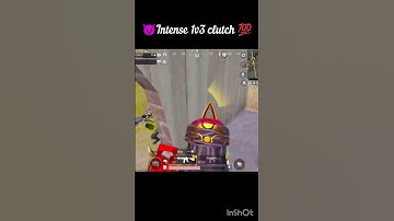 😈 intense 1v3 clutch 💯 #shorts