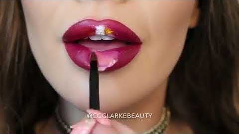 Amazing lipstick by @CClarkeBeauty