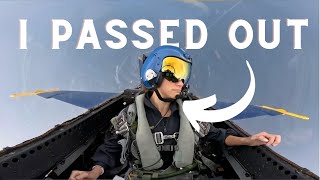 Passing out in a fighter jet at 7.5g