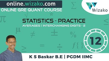 GRE Preparation Online | GRE Quant | Statistics | Average & Median | Interchanging Digits - 2