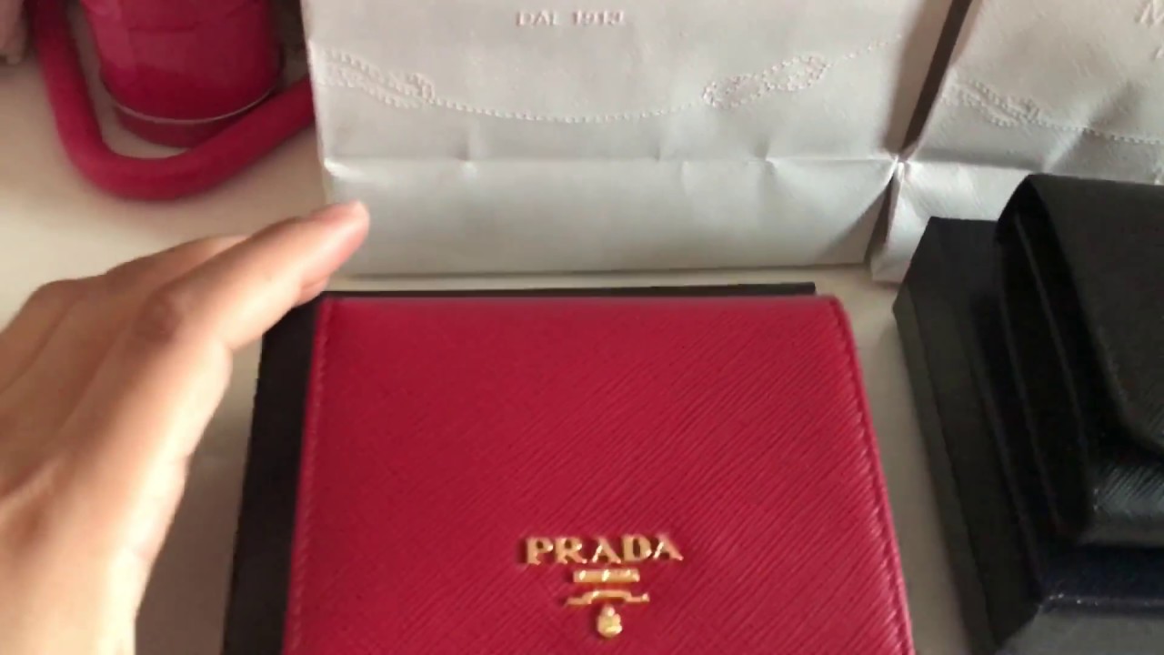 Prada wallet review - YouTube