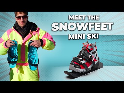 Meet the Snowfeet: Turn Your Shoes Into Mini Skis for Maximum Fun!