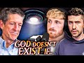 Logan paul presses cliffe knetchle on aliens  his response will blow your mind