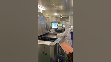 Exposure Processing in PCB Production #china #pcb #factory #tiktok #machine #technology #exposure