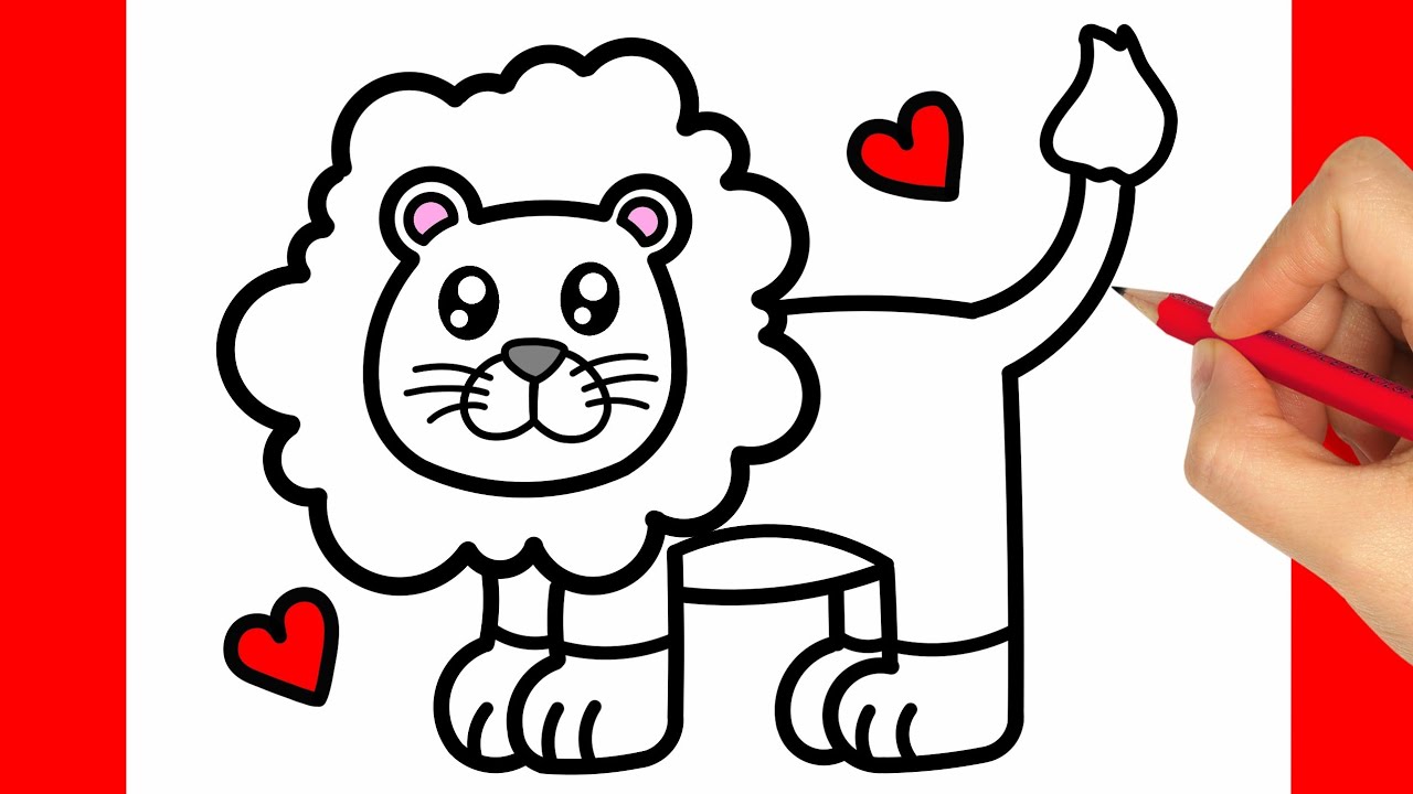  Wie zeichnet man einen Löwen? - YouTube 