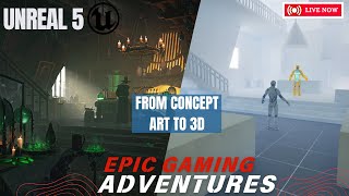 🎥 From Concept to 3D – Scene Build in Unreal Engine 5