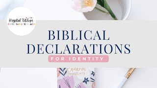 I AM AFFIRMATIONS From the Bible | Identity In Christ