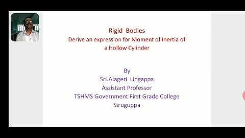 Rigid Bodies- MI of Hollow Cylinder