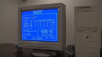 AwardBIOS the setup utility configuration? 1999 Pentium II Computer setup in the BACKROOMS