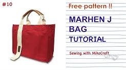 Tutorial Marhen J bag - Basic canvas sling bag with pattern - Sewing with MikoCraft - Durasi: 19.37. 