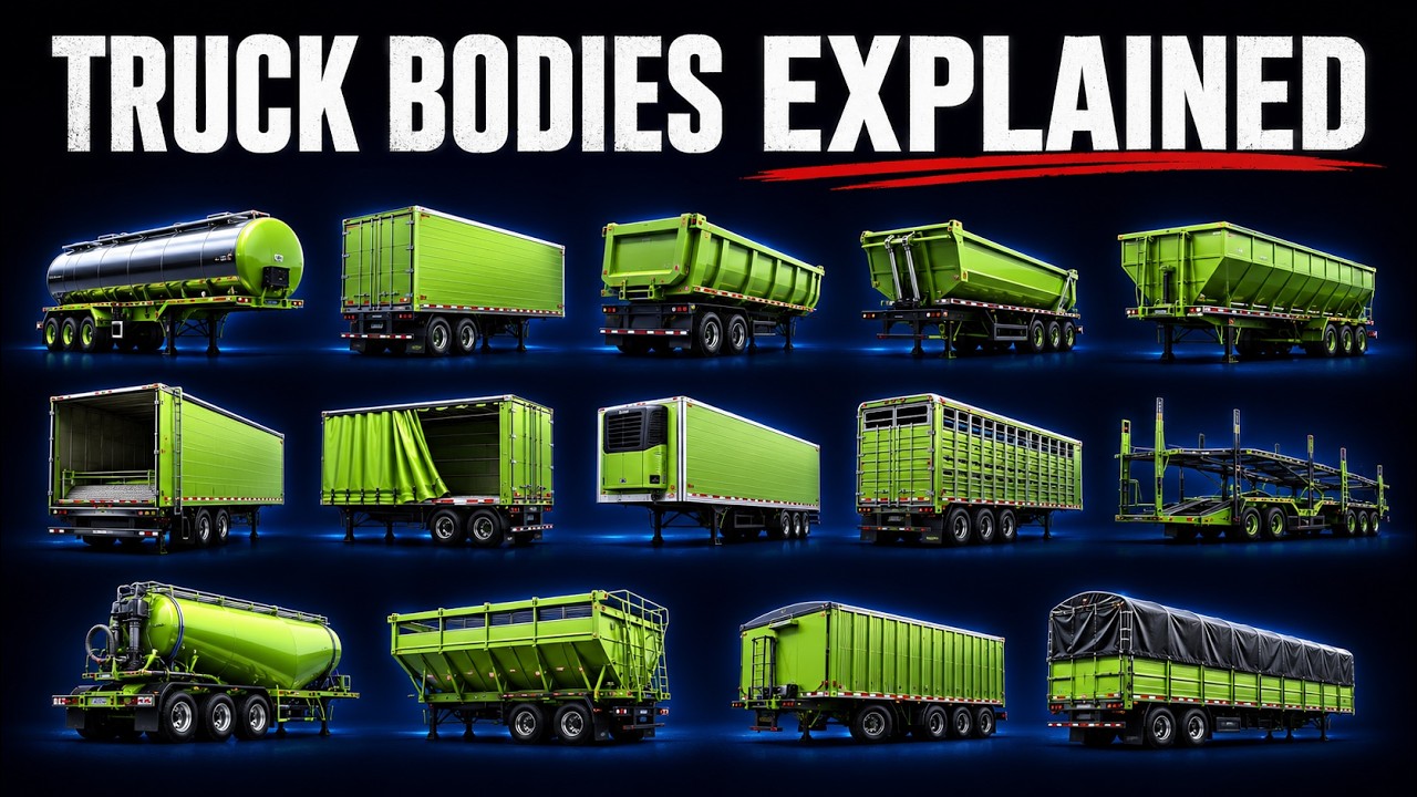 EVERY TYPE OF TRUCK BODIES EXPLAINED - Part 1