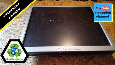 ♻️ scrapping out a pc monitor to determine its value