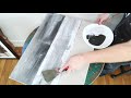Tutorial - How to paint faux barnwood on canvas... SO easy!