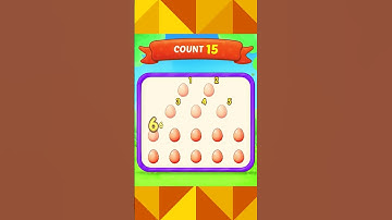 Count & Tracing - 123 Numbers | Learn to Count |  Number 15 #ytshorts #shorts