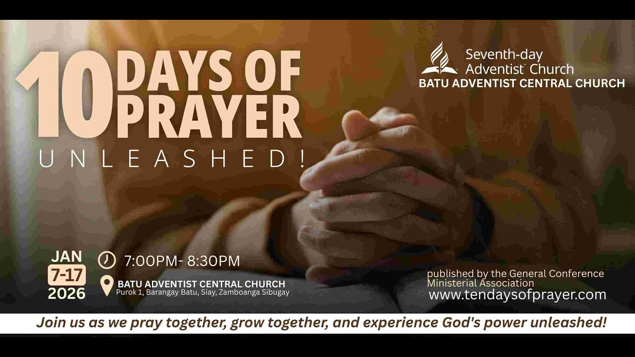 LIVE NOW! Week of Prayer with  Elder Andres Tiala | 01/15/26