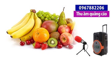 Thu âm quảng cáo bán cây giống Nhà vườn Mạnh Phóng MC đọc phát loa bán hàng Cực thích 0967882206