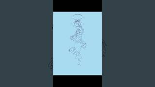 My First Animation!| Mermaid Animation #shorts