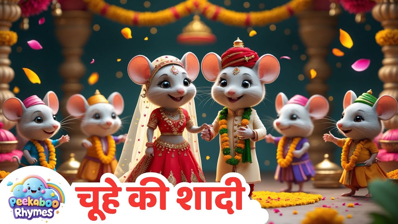 Aalu Ki Barat & Chuhe Ki Shadi | Hindi Kids Rhymes | Hindi Cartoon Rhymes for Kids