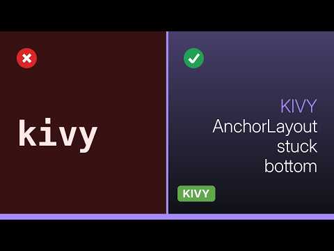 Why is my Kivy AnchorLayout stuck in the bottom left?