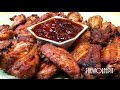 Whiskey Wings with Bacon Bourbon BBQ Sauce