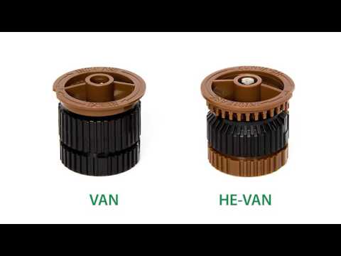 Rain Bird VAN vs HE-VAN Variable Arc Spray Nozzles