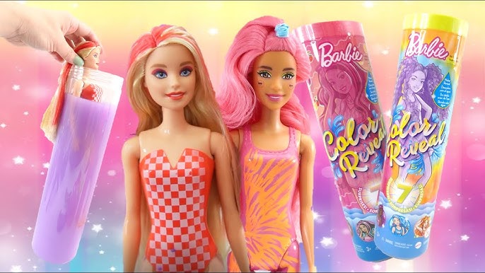 Barbie Color Reveal Doll with 7 Unboxing Surprises, Neon Tie-Dye