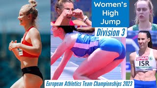 Women's High Jump (3rd Division) , European Games/Team Championships 2023 #trackandfield #highjump