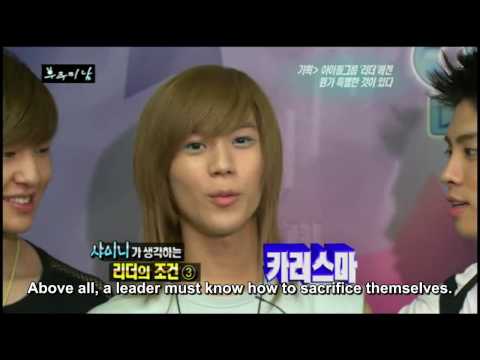 SHINee Interview "Qualities a Leader Should Have" [ENG SUB]