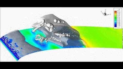 Multiscale Modeling of Sheet Cavitation on a Hydrofoil