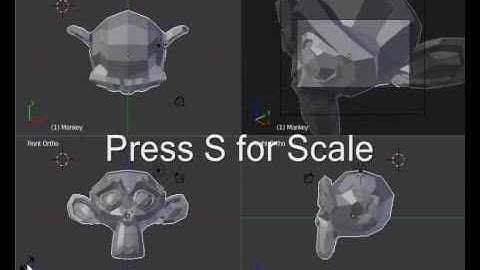 Blender 2.5 Move, Scale and Rotate