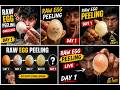RAW EGG PEELING LIVE day 3 part 1