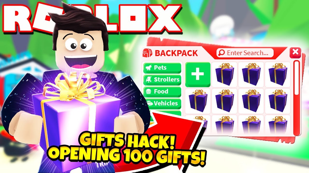 Gift Hack Opening 100 Massive Gifts In Adopt Me New Adopt Me Gifts Update Roblox Youtube - gift update adopt me roblox