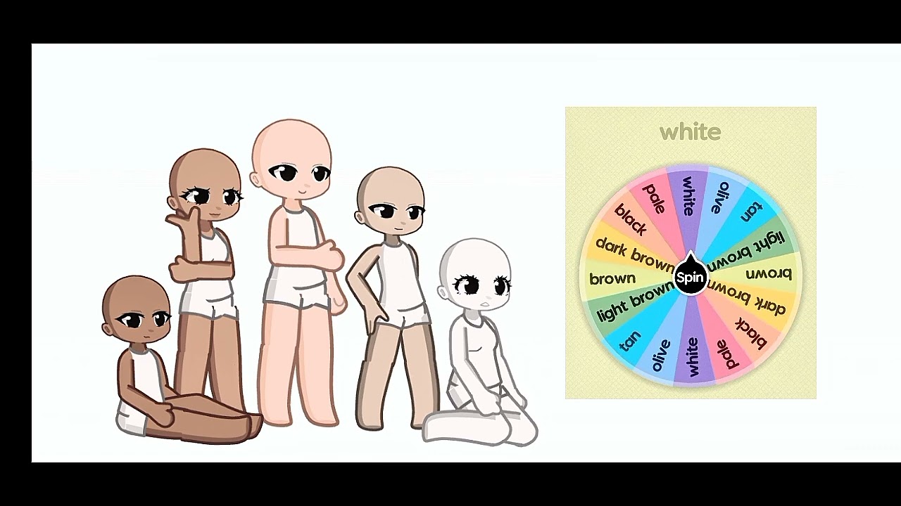 Spin The Wheel OC Challenge!! | Friend Group of 5 | gacha life 2