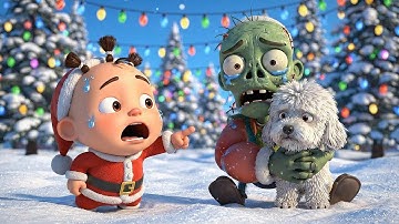 Thumbnail of Don’t Climb Up So High Song | Zombie Rescues Dog | Good Monsters in Christmas | Baby Xavi Kids Songs