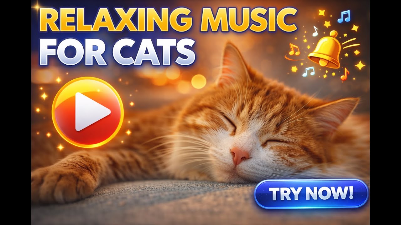 Cat TV Music | Calming Sounds Cats Love Indoors