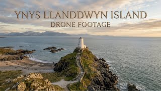 Ynys Llanddwyn Island, Anglesey, wales, DJI 4K Drone Footage.