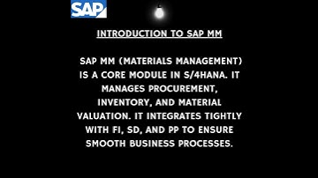 #shorts | SAP MM | Introduction