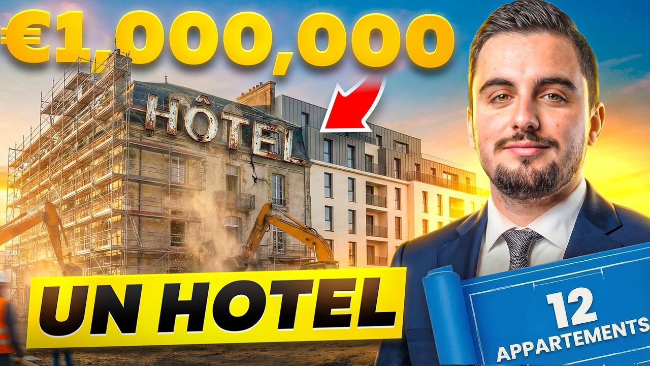 On transfor​​me un Hôtel en immeuble de 12 Appartements