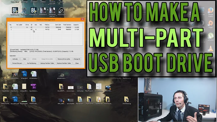 How to Create a MULTI-PARTITIONED Windows 7/8/8.1 Bootable USB Flash Drive