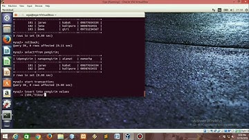 MySQL - Database | Mengelola Transaksi Database