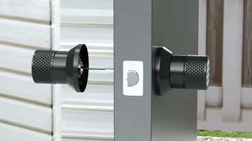 HS0335 Smart Lock Door Knobs Installation Instructions