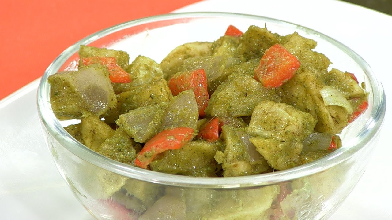Thai Green Potatoes | Thai Green Curry Potatoes | Thai Recipes Vegetarian | Veggie World With Arina | India Food Network