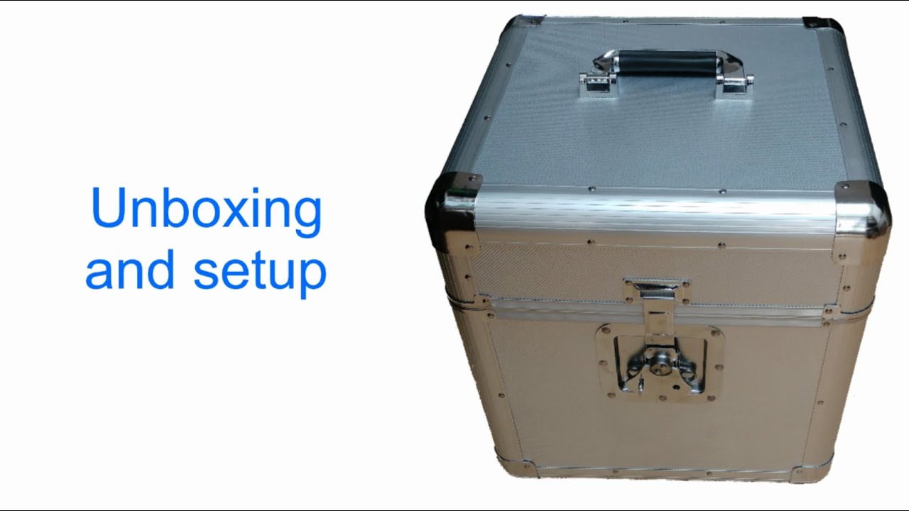 Unboxing and setup of the Tupel3D scanner YouTube