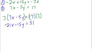 8th grade 6-3 Solving Systems Using Elimination.mp4