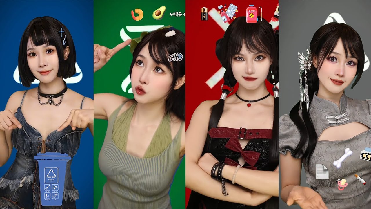 再也不敢乱丢垃圾了,show分类共美好～ #仿妆#拟人#变装#妆容分享#show分类共美好