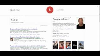 How tall is Dwayne Johnson?